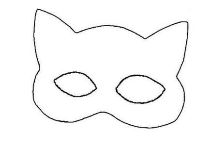 Как да си направите маска на котка за маскарад с ръцете си