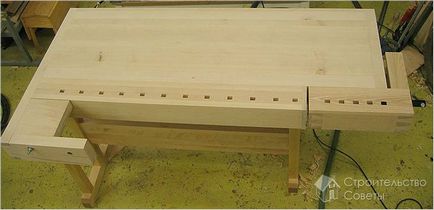 Как да си направим работна пейка дърво с ръцете си - производство Workbench снимка