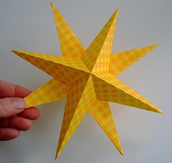 Как да си направим една звезда от хартията с ръце схеми оригами