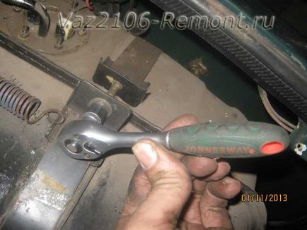 Премахване на ремонта на горивния резервоар ВАЗ-2106