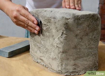 Как да създадете изкуствени камъни от бетон