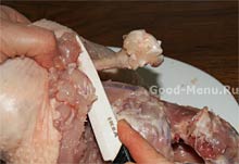 Как да премахнете пиле скелет - рецепта със стъпка по стъпка снимки