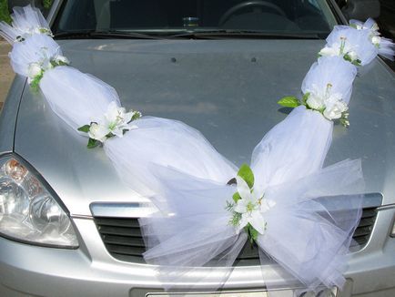 Как да украсят сватба кола с неговата ръка, фото, видео, как да се украсяват красиво, украсяват