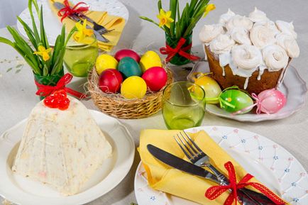 Как да украсят масата за Великден