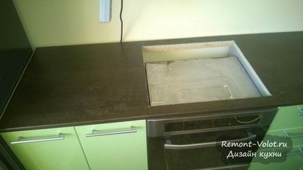 Как се инсталира плота в кухнята с ръцете си (22 снимки)