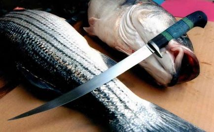 Как да изберете филе от риба нож