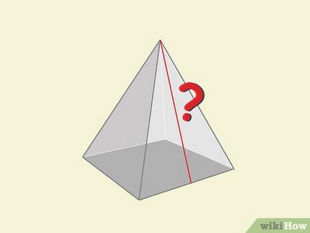 Как да се изчисли обема на квадрат пирамида