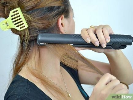 Как да се оправям косата коса желязо