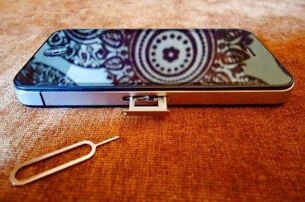 Както дърпане simku на iPhone (Сим) Как да получите СИМ-карта от iPhone