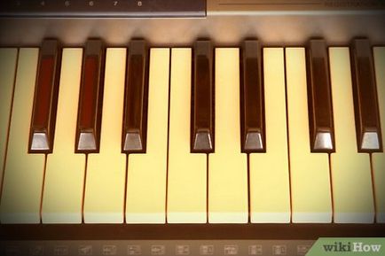 Как да научим много от акорди на пианото, като се използва форма и брой
