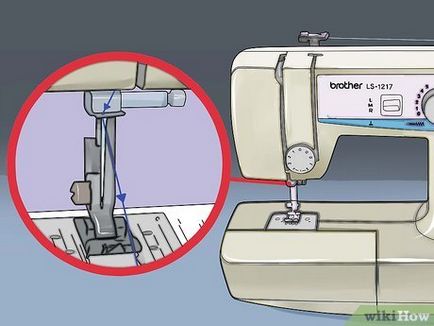 Как да вденете шевна машина брат LS на 1217
