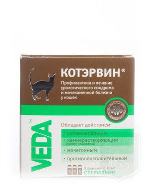 Капки за котки kotervin състав и под формата на лечебни свойства и указания за употреба,