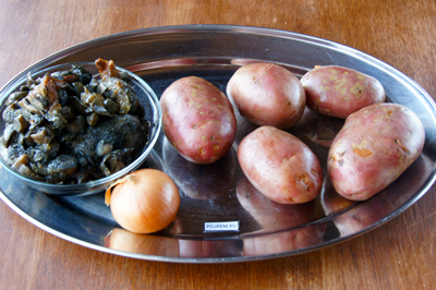 Картофи с гъби на фурна - стъпка по стъпка рецепта за това как да се готви със снимки