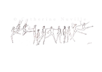 Катрин Nuvil художник, който привлича фитнеса - изкуството на приветливата спортове - блогове