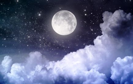 Какво мечта тълкуване луна мечта за луната, пълна или расте