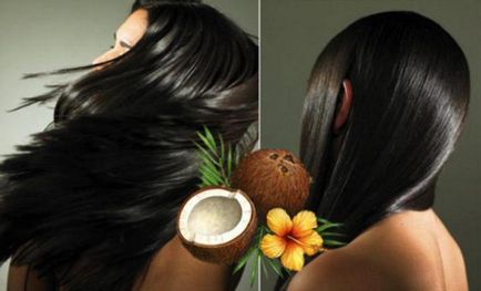 Растежа на коса Кокосово масло е метод за използване, прегледи