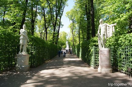 Лятна градина в Санкт Петербург, как да стигнем до там, какво да се види
