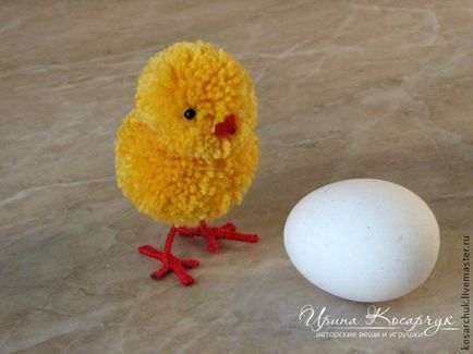 Майсторски клас Великденски пилета от помпони - Справедливи Masters - ръчна изработка, ръчно изработени