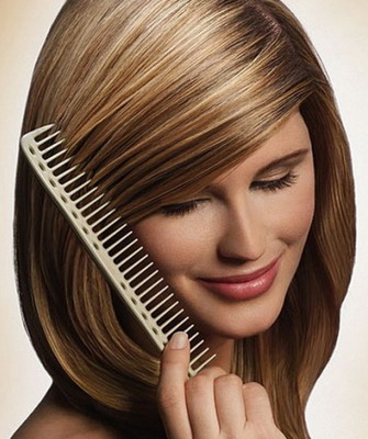 Отбелязването на коса в домашни условия, снимки на изпълнение технология подчертават