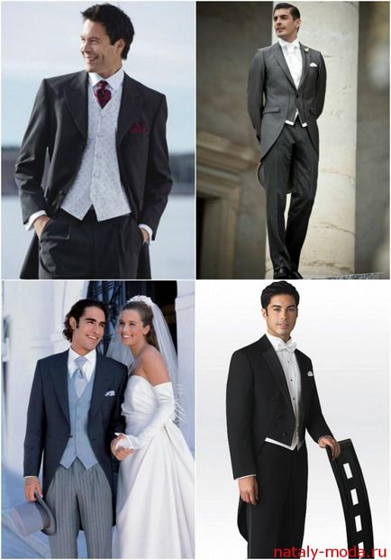 Мъжки костюм за сватбени снимки