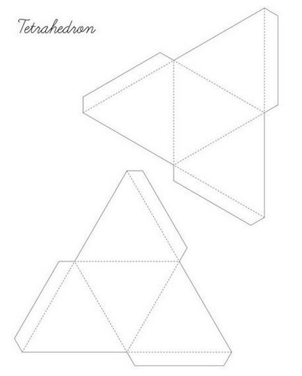 Обемна геометрия на тялото на хартията с ръцете си