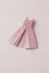 Оригами - модерен съвременен сватбен декор - patidekor