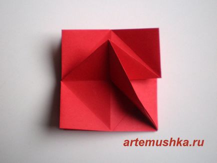 Оригами роза хартия cvoimi ръце схема на Руски за начинаещи