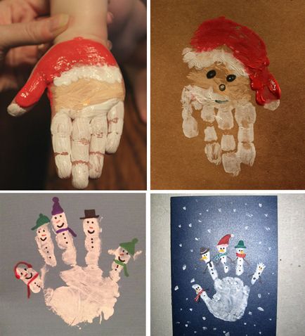 Новогодишни картички със собствените си ръце