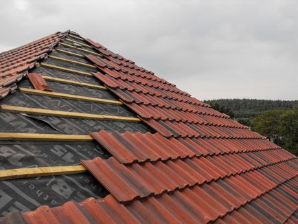 Преправяне на покрива на къщата под мансарден - увеличава Жилищната площ