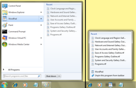 Превключване между прозорци приложения в Windows 7