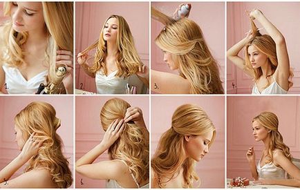 Прически с рошава дълга коса - инструкция, фото и видео