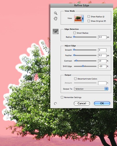 Пет начина да изберете бързо в Photoshop (Сложно Edge изтъняване) Пет начина да изберете бързо в Photoshop