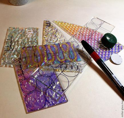 Работа с двуцветно стъкло направя koboshony техника на топене - Справедливи Masters - Hand
