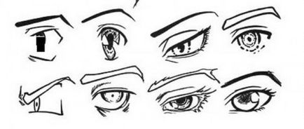 Нарисувайте очи, да се научим да се направи в стила на аниме и манга