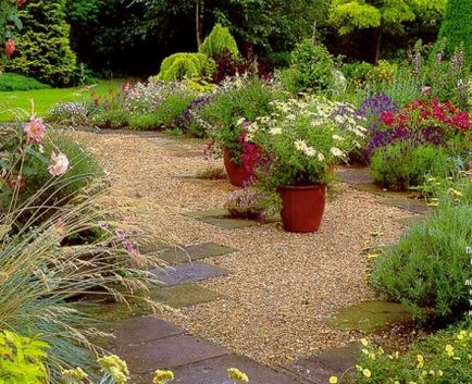 Градински пътеки в градината, как да избера най-подходящия материал за Алеите,