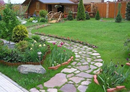 Градински пътеки в градината, как да избера най-подходящия материал за Алеите,