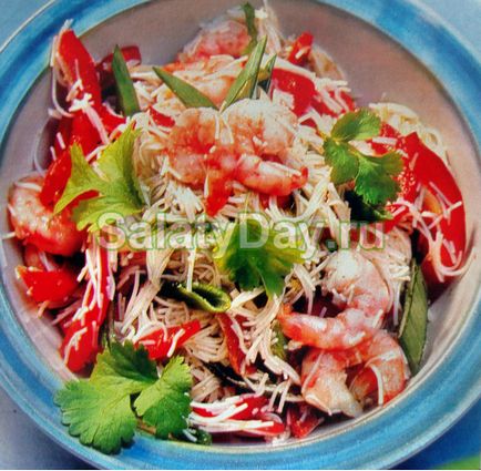 Салата с скариди и домати - намерете нискокалорична рецепта със снимки и видео