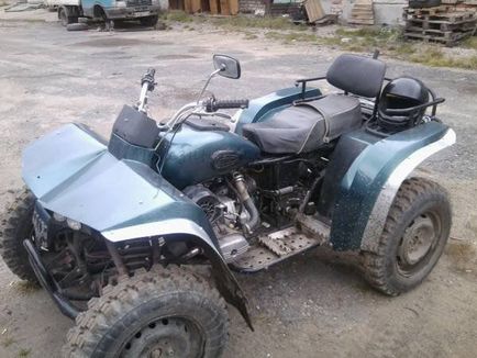 Домашно quadrics на мотоциклет Урал