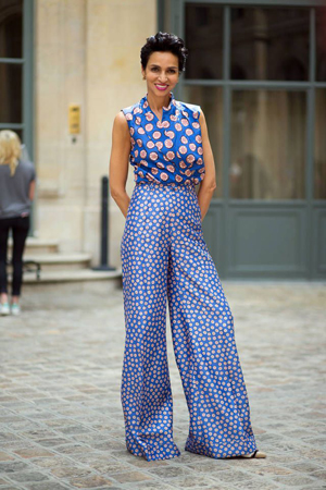 От какво да се носят сини панталони дамски 30 мода фотоизображения
