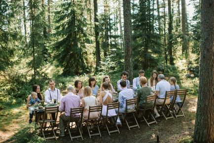 Тайните на малка организация на гостите на сватбата 10-20