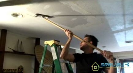 Мазилка таван с ръцете си - инструкции стъпка по стъпка и практически съвети видео