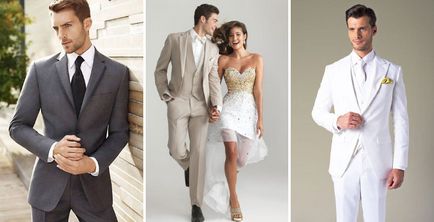 Tuxedo за сватба - снимка 2017 модни модели и аксесоари за тях