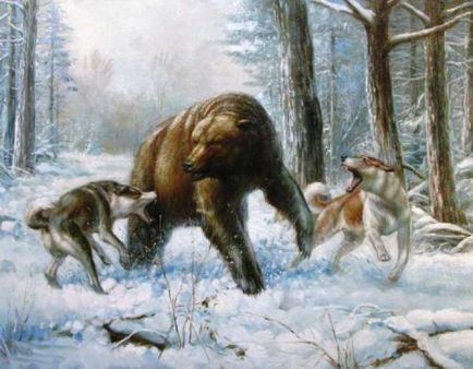 Куче на лов за мечки