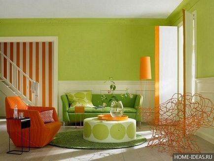 Комбинация от зелен интериор с други цветове дизайнери и съвети снимка