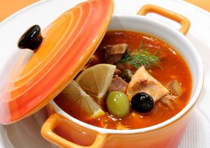 Solyanka супа - най-добрите рецепти за това как да се готви вкусни супи тюрлюгювеч