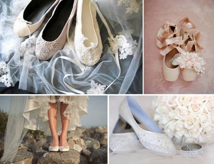 Сватбени обувки - снимка модни стилове на обувки през 2017 г.