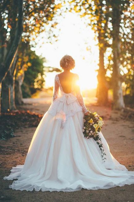 Сватбени рокли - как да изберете ръкав