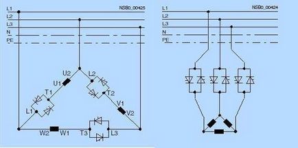 Схема на свързване мотор Уай и делта, която е необходима