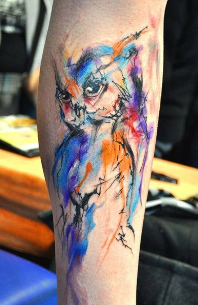 Owl татуировка - което означава, татуировка скици и снимки