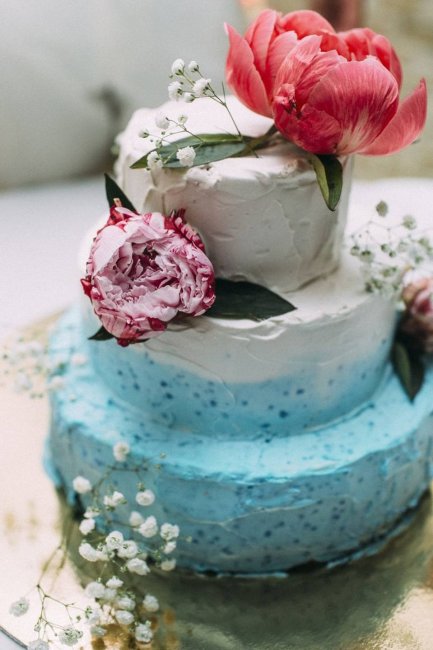 Торти с свежи цветя и съвети снимка
